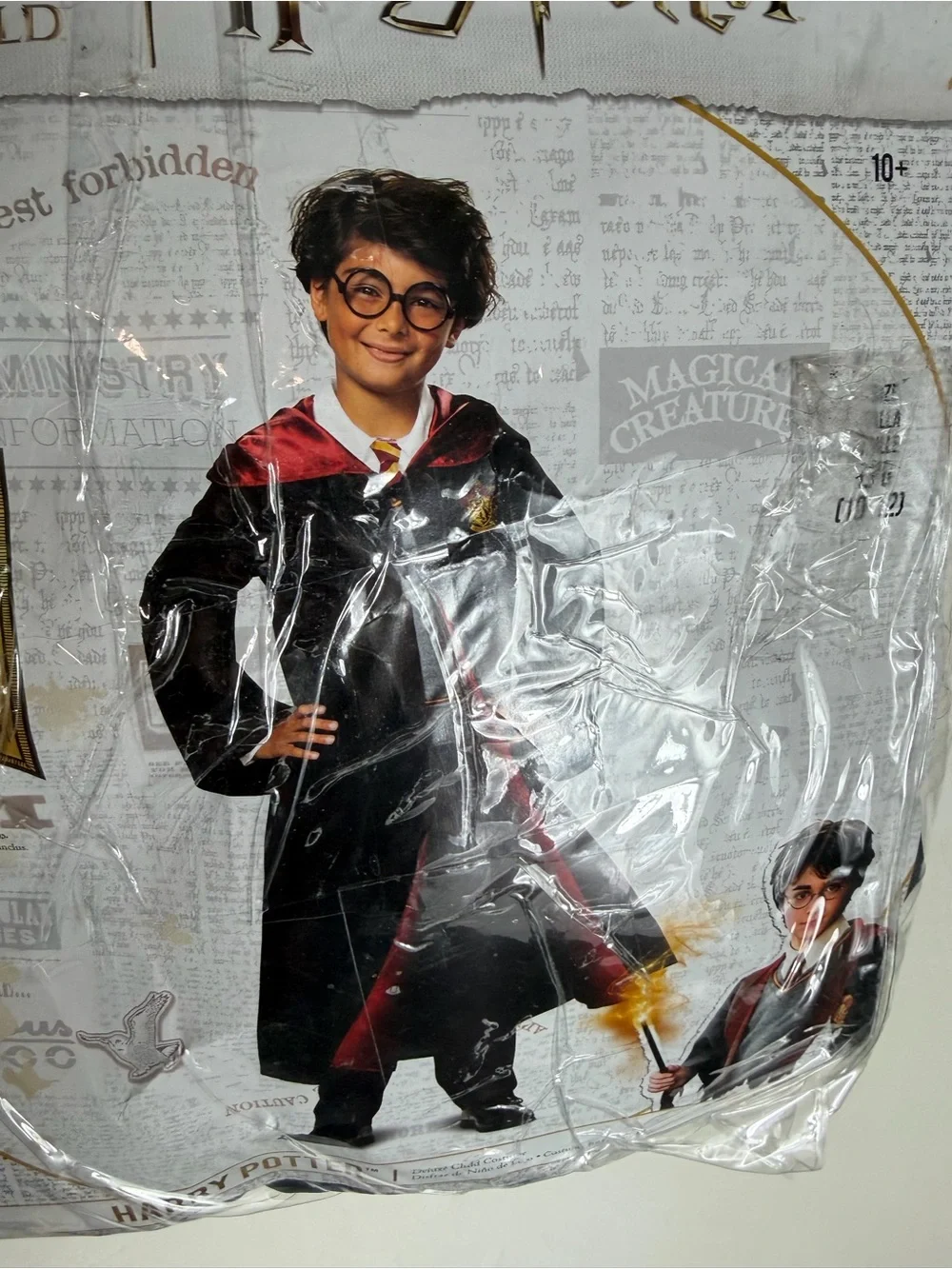 Warner Bros. Harry Potter Gryffindor Kids Costume - Black and Red